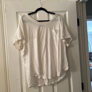 David Jones White Pocket Tee Size XL